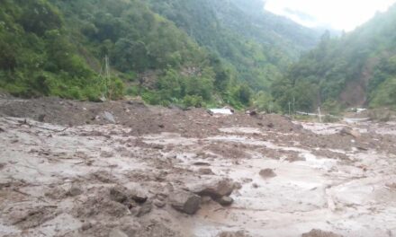 खोला तर्ने क्रममा लेदोसहितको पहिरोमा परेर बुबा-छोरा बेपत्ता