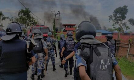 झापा कारागारमा कैदीबन्दीबीच झडपपछि आगलागी