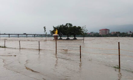 नारायणी नदीले सतर्कता तह पार गर्‍यो